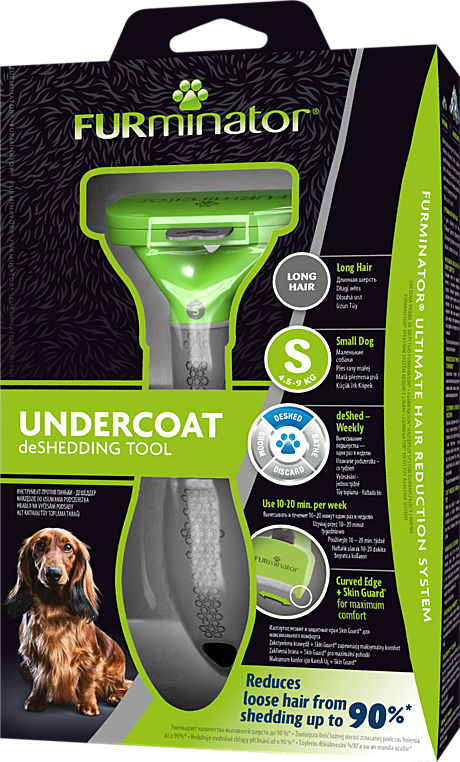 FURminator S для мелких собак с длиной шерстью