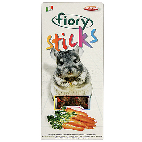 Fiory Sticks Палочки для шиншилл с морковью 100г