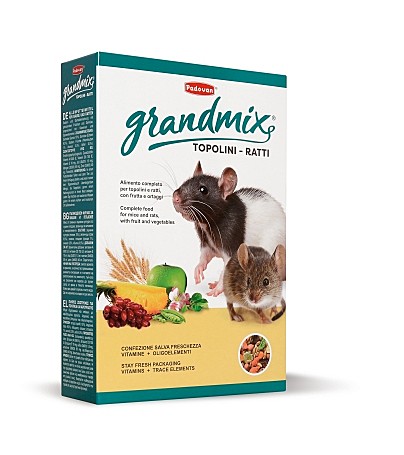 Padovan Ratti GrandMix Комплексный корм для мышей и крыс 400г