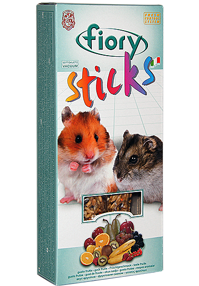 Fiory Sticks Палочки для хомяков с фруктами 100г