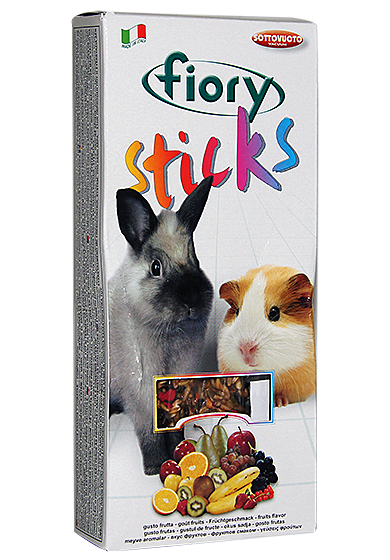 Fiory Sticks Палочки для кроликов и морских свинок с фруктами 100г