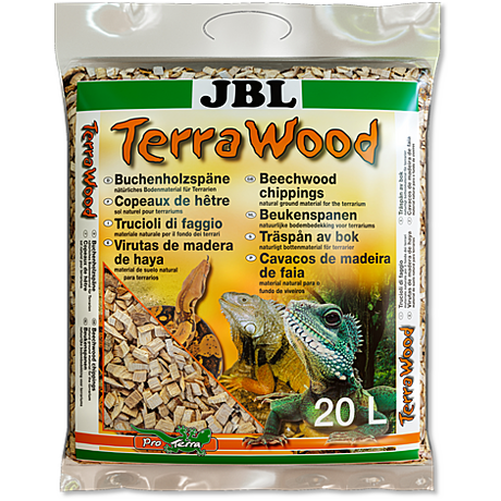 JBL TerraWood Натуральный субстрат из щепы бука для сухих и полусухих террариумов, 5л