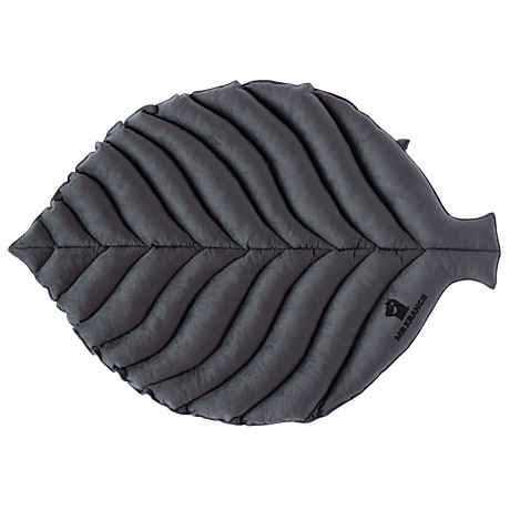 Mr.Kranch Лежанка для собак Листочек большая, размер 120х73х6см, серая