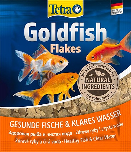 Tetra Goldfish Основной корм в виде хлопьев для золотых рыбок 12г