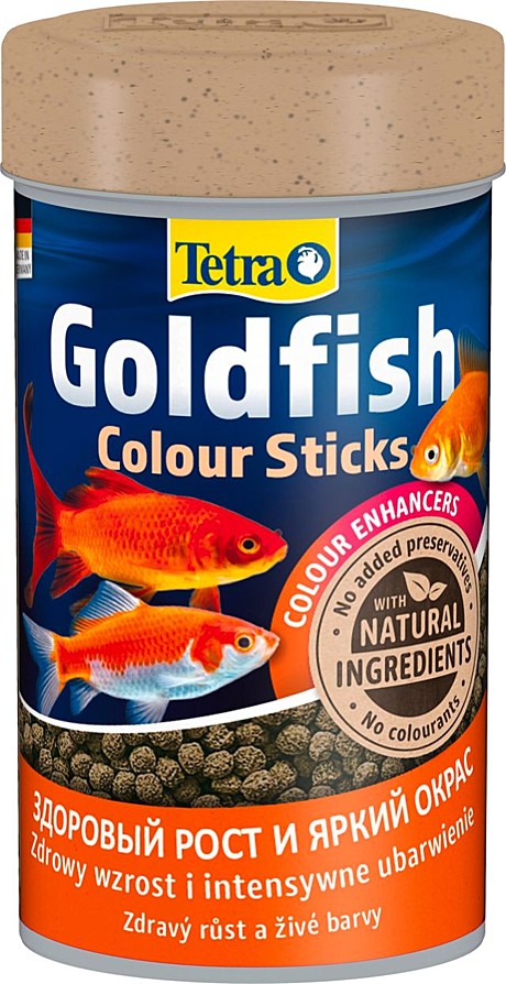 Tetra Goldfish Colour Sticks Корм в палочках для окраса золотых рыбок 250мл