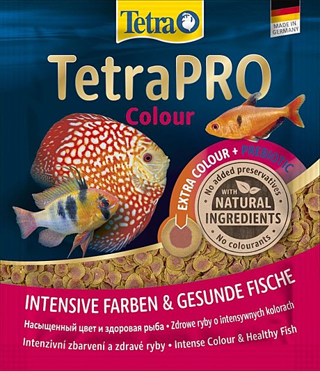TetraPRO Color Высокопитательный полноценный премиум-корм для улучшения окраса (чипсы) 12г