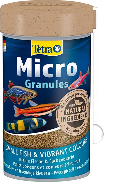Tetra Micro Granules Корм в виде микро гранул для небольших рыб 100мл