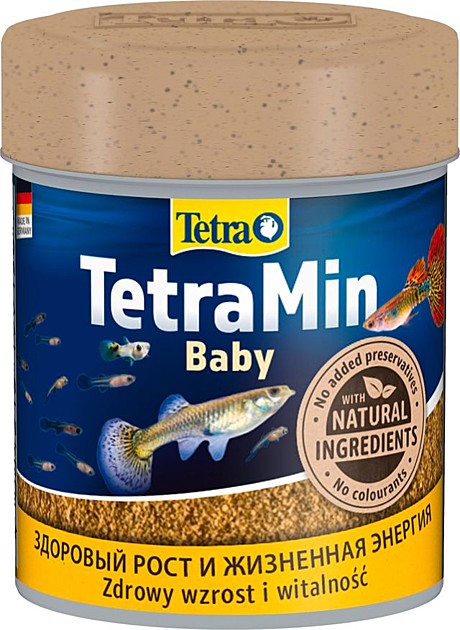 TetraMin Baby Cпециальный корм для мальков (пыль) 66мл