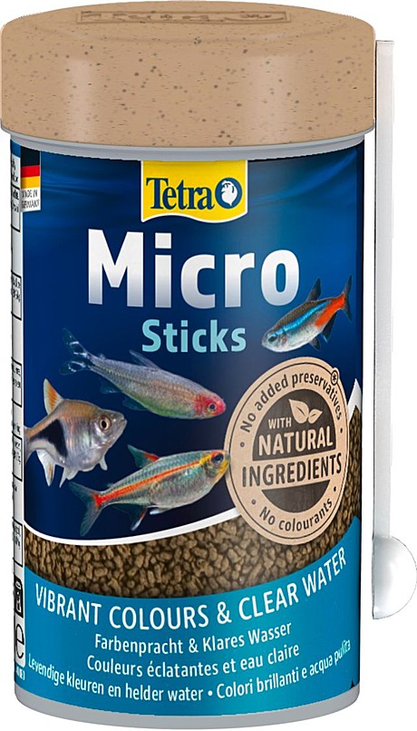 Tetra Micro Sticks Корм в виде микро палочек для небольших рыб 100мл