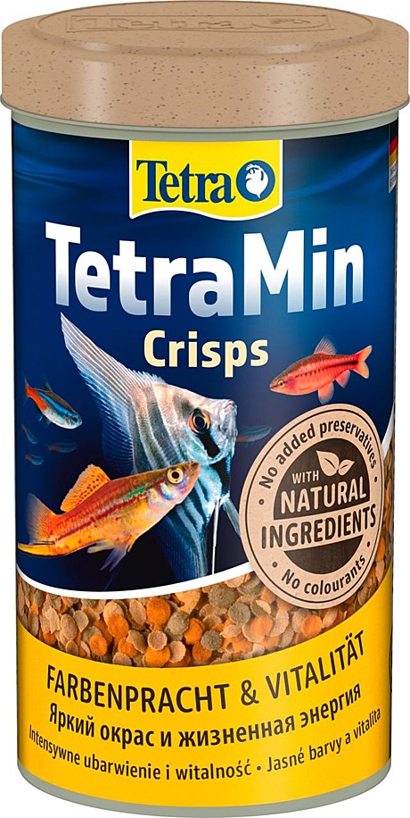 TetraMin Crisps Основной корм для всех видов аквариумных рыб (чипсы) 500мл