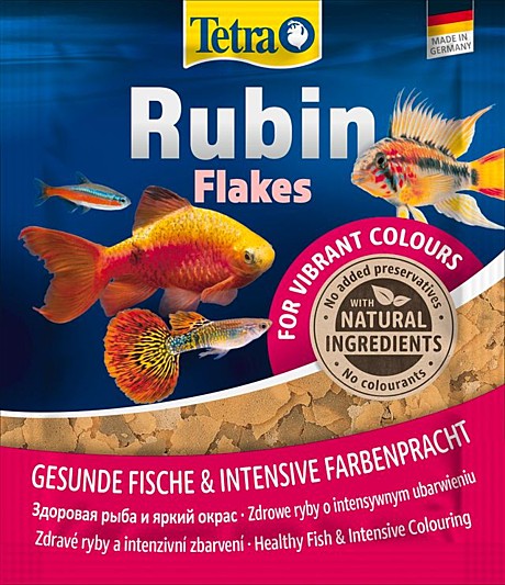 Tetra Rubin Корм для усиления окраса декоративных рыб (хлопья) 12г