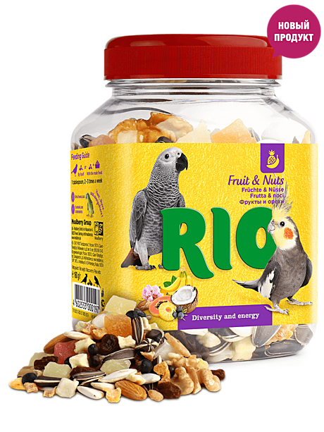Rio Лакомство для птиц Фрукты и орехи 160г