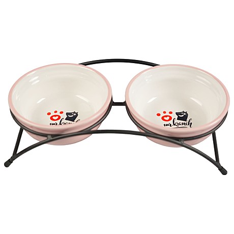 Mr.Kranch Миски на подставке для собак и кошек двойные 