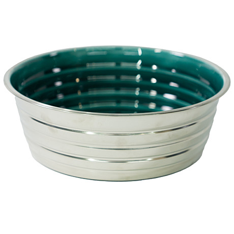 Mr.Kranch Миска Cyclo из нержавеющей стали с керам. покрытием, нескользящее основание, изумруд 1,9л