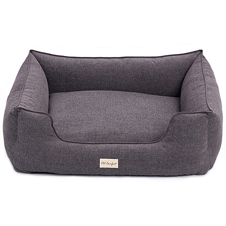 Pet Comfort Alpha Mirandus 17 Лежанка для собак средних пород, размер M, 65х80 см, серый