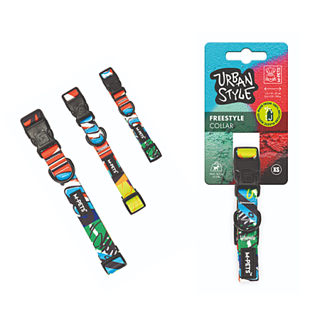 M-Pets Ошейник для собак URBAN STYLE L 38-66 см