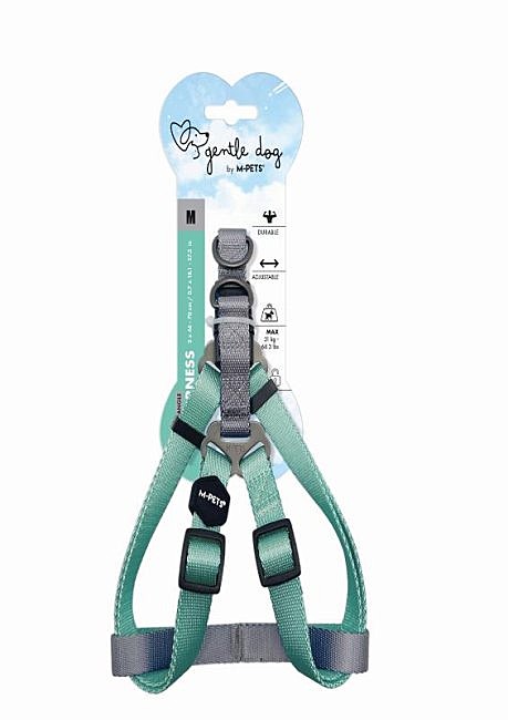 M-Pets Triangle Harness шлейка для собак M,бирюзовая