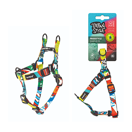 M-Pets Шлейка для собак URBAN STYLE М 2x50-75см