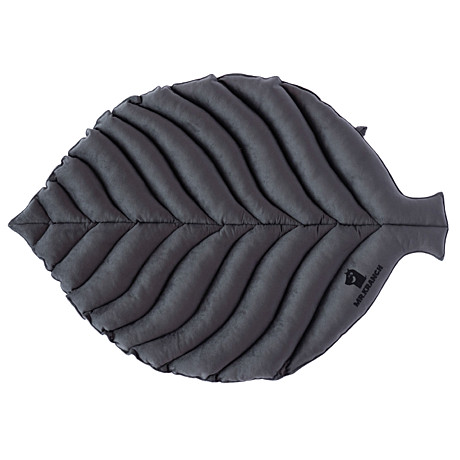 Mr.Kranch Лежанка для собак Листочек средняя, размер 90х65х5см, серая