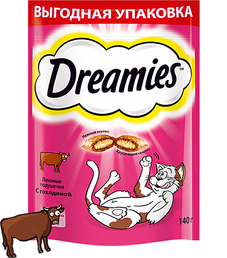 Dreamies Лакомство для кошек, 
