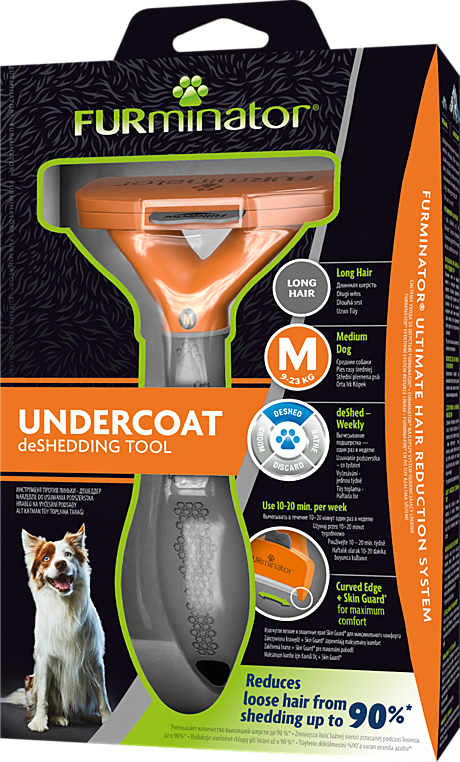 FURminator M Для средних собак с длинной шерстью