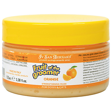 ISB Fruit of the Groomer Orange Восстанавливающая маска для слабой выпадающей шерсти 100мл