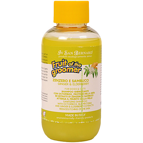 Iv San Bernard Fruit of the Groomer Ginger&Elderberry Шампунь для любого типа шерсти 100мл