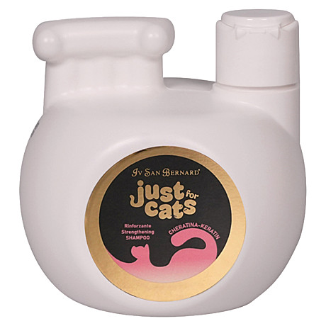 Iv San Bernard Just for cats Keratin Восстанавливающий шампунь для любого типа шерсти 300 мл