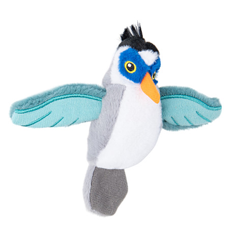 Mr.Kranch Игрушка для кошек Птичка плюшевая с кошачьей мятой, серая 7,5см