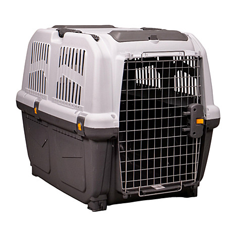 MPS переноска SKUDO 5 с металлической дверцей с замком, серая 79х59х65h см										