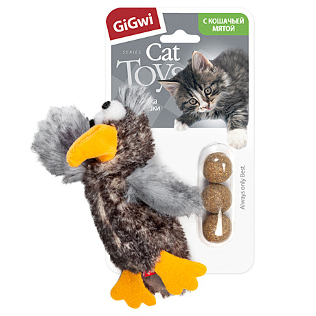 GiGwi REFILLABLE CATNIP Игрушка для кошек 