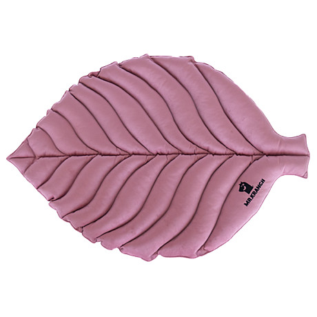 Mr.Kranch Лежанка для собак Листочек большая двусторонняя, размер 120х73х6см, розовая