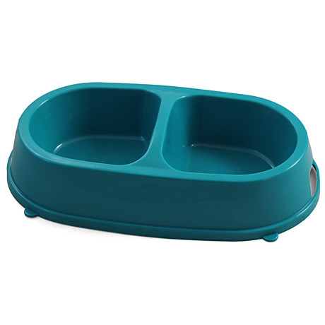 Gamma Миска для кошек пластиковая двойная 2*0,26л