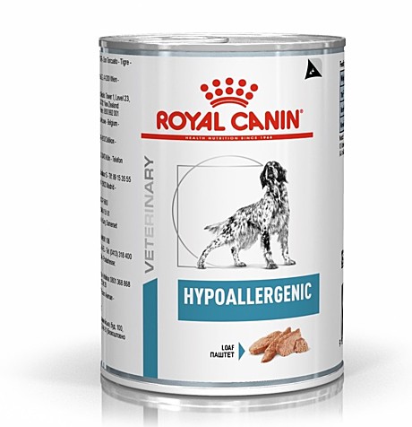 Royal Canin Hypoallergenic Консервы для собак при пищевой аллергии 400г