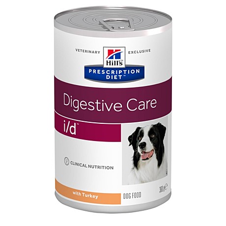 Hill's Prescription Diet i/d Digestive Care консервы для собак при расстройствах ЖКТ,с индейкой 360г