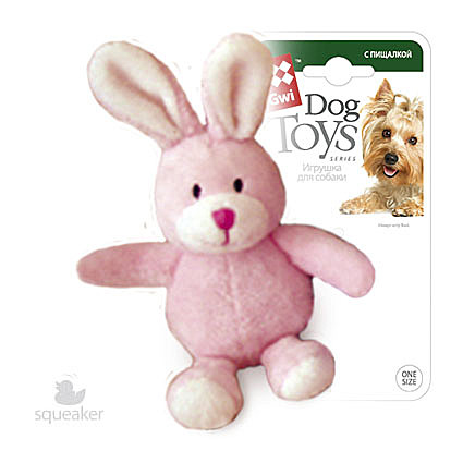 GiGwi Dog Toys Игрушка для собак Заяц с пищалкой