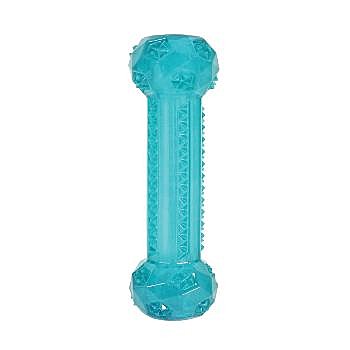 ZOLUX Игрушка для собак Хрустящая палочка, термопластичная резина 15см (бирюзовая)