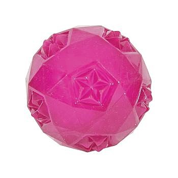 ZOLUX Игрушка для собак Мяч, термопластичная резина 7,5см (малиновая)