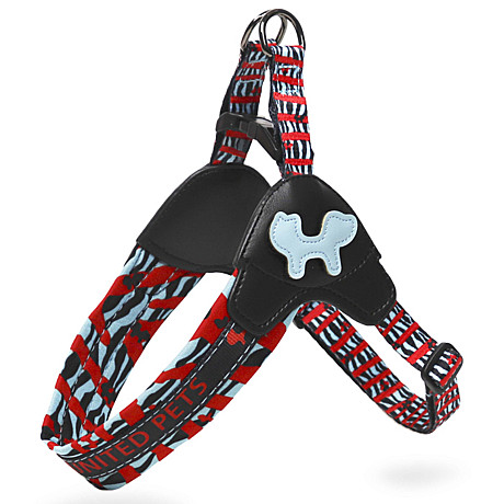 United Pets Шлейка для собак Complete me XS 40x37-46см, красная зебра