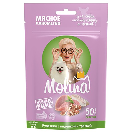 Molina Лакомство для собак мелких пород и щенков 