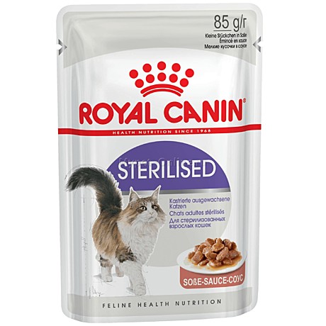 Royal Canin Sterilised пауч для стерилизованных кошек (соус) 85г