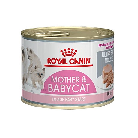 Royal Canin Mother&Babycat Консервы д/котят в возрасте от 1 до 4 месяцев и для беременных кошек 195г