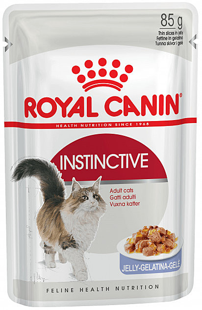 Royal Canin Instinctive пауч для кошек старше 1 года (желе) 85г