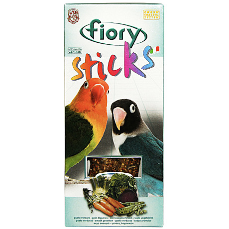 Fiory Sticks Палочки для средних попугаев с овощами 2*60г