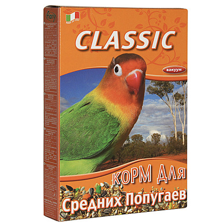 Fiory Classic Parakeet Mix Корм для средних попугаев 400г