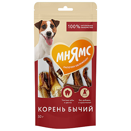 Мнямс Лакомство для собак Корень бычий 50г