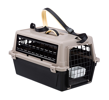 Ferplast ATLAS 10 TRENDY PLUS Переноска для кошек и мелких собак, черная 48*32,5*29см