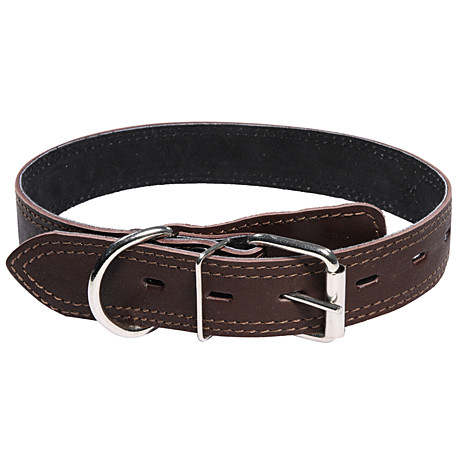 Gamma Ошейник кожаный двойной, 36мм*720мм