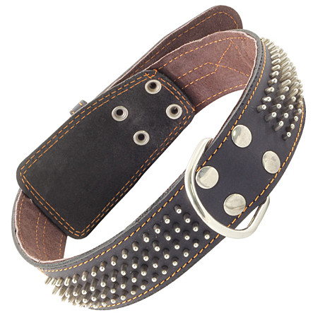 Gamma Ошейник кожаный 