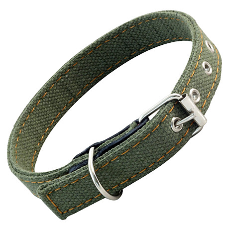 Gamma Ошейник для собак брезентовый двойной 20*450мм